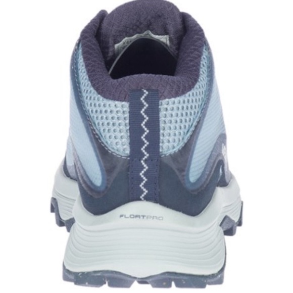 Merrell Women's Moab Speed GTX Mid Hiking Boots in Navy Size 8 - Picture 8 of 10